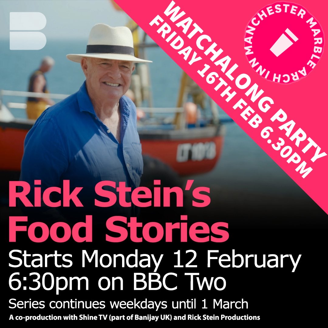 Who else is excited to see the Marble Arch on the big screen this Friday? 🙋‍♀️🙋‍♂️  

Whilst we’ve still got a couple days until our debut, Rick Stein’s Food Stories starts tonight, and we can’t wait to watch it! 

#foodstories #ricksteinsfoodstories