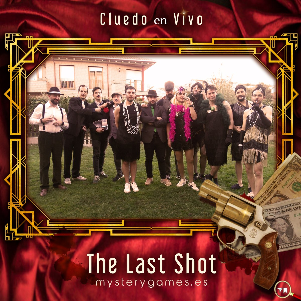 Mystery_Games_'s tweet photo. #cluedoenvivotls mafioso por todo lo alto , #despedidadesoltero inolvidable
•el club clandestino  te espera, una auténtica #murderparty #cluedomafioso
https://t.co/xrElpUvjTL
• 16 años de experiencia en #cluedoenvivo 
• contacta 📞 630672610 🟢WHATSAPP
• equipo de actores🎭. https://t.co/XaGQKU1srI