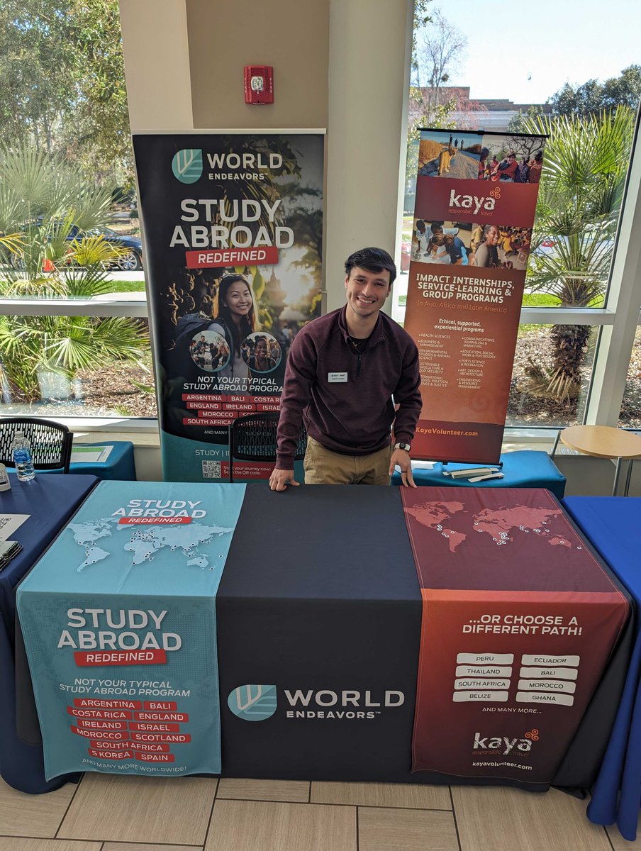 worldendeavors's tweet image. Thank you for having us Coastal Carolina!! Our road warrior, Gabriel loved connecting with your inspiring students and sharing all of our transformational programs abroad! See you next time!

#worldendeavors #coastalcarolina #internabroad