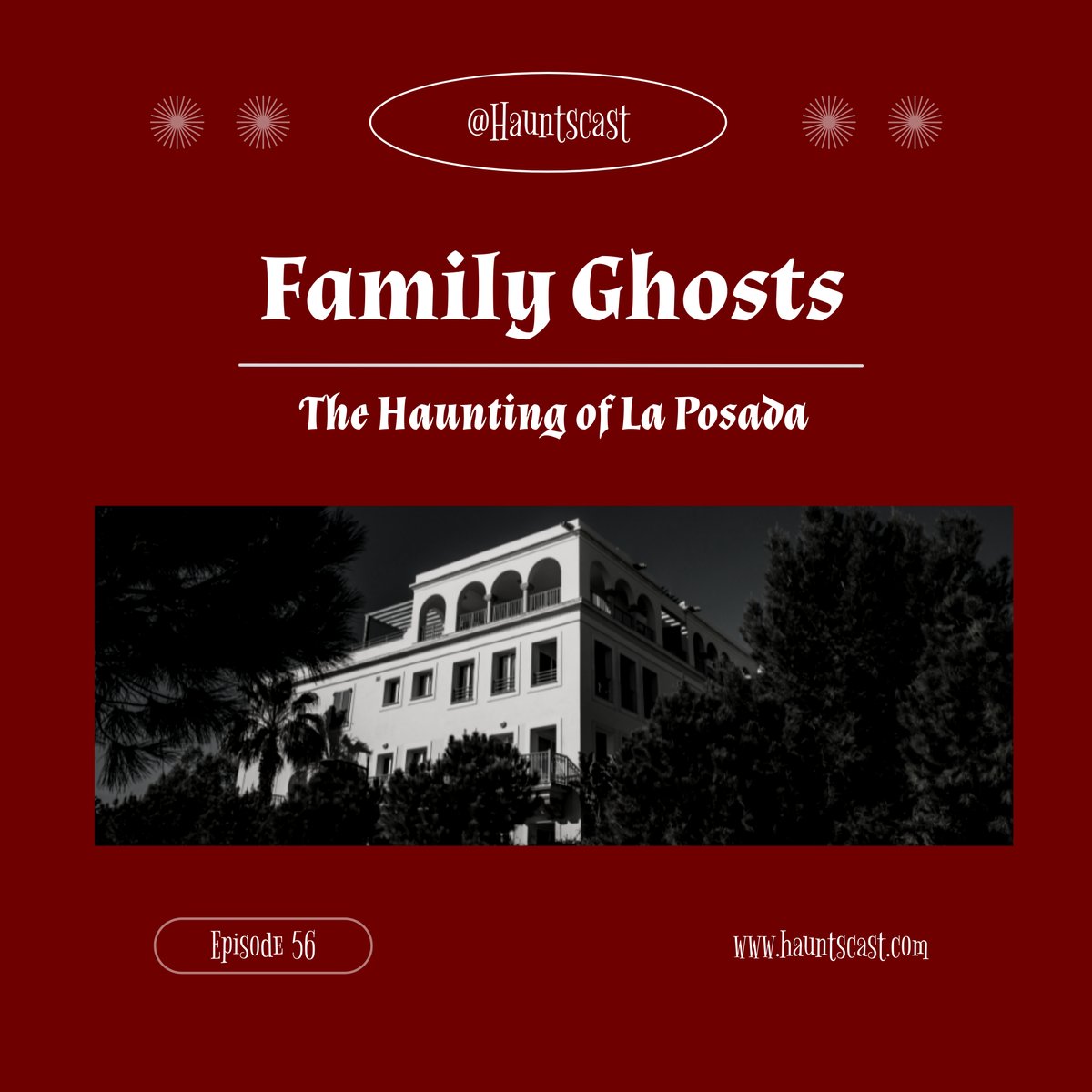 👻 New episode alert! Join me as I dive into the spine-tingling story of Julia Staab, the real woman behind the ghostly legend at La Posada. Listen now on Haunts Podcast! 

podbean.com/eas/pb-mr4ek-1…

#HauntsPodcast #FamilyGhosts #LaPosada #TrueHorrorStories 🎙️🔍👀