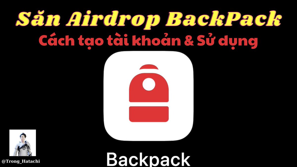 Trong_Hatachi's tweet image. Hướng dẫn săn Airdrop Backpack 🎒 
Backpack sẽ là Big Airdrop tiếp theo
✅ Gọi Vốn 20M $
✅ Backers: Jump Capital, Multicoin Capital, FTX..
✅ Chưa có token
✅ Là chủ sở hữu bộ NFT Mad Lads - top NFT bluechip trên Solana (Giá: 17K$/NFT Hiện tại)
 
Video hướng dẫn…