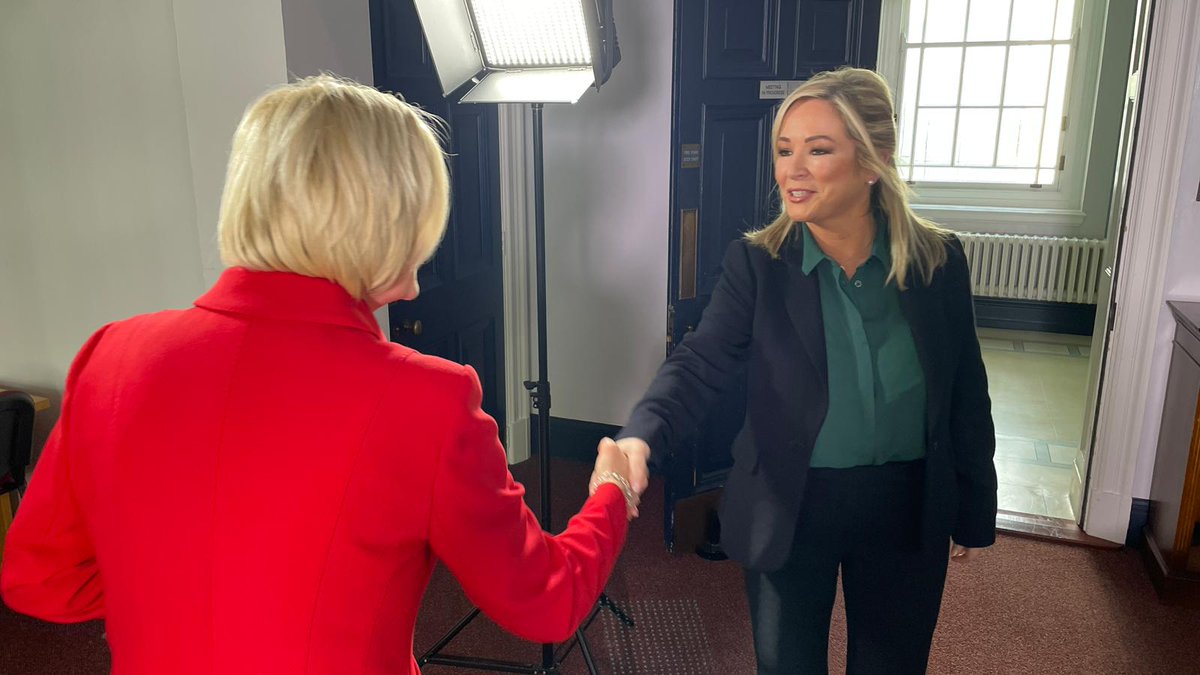 Coming up on View From Stormont tonight: Our Political Editor Tracey Magee has an extensive interview with First Minister Michelle O'Neill. Tune in tonight at 10:45PM on @UTV.