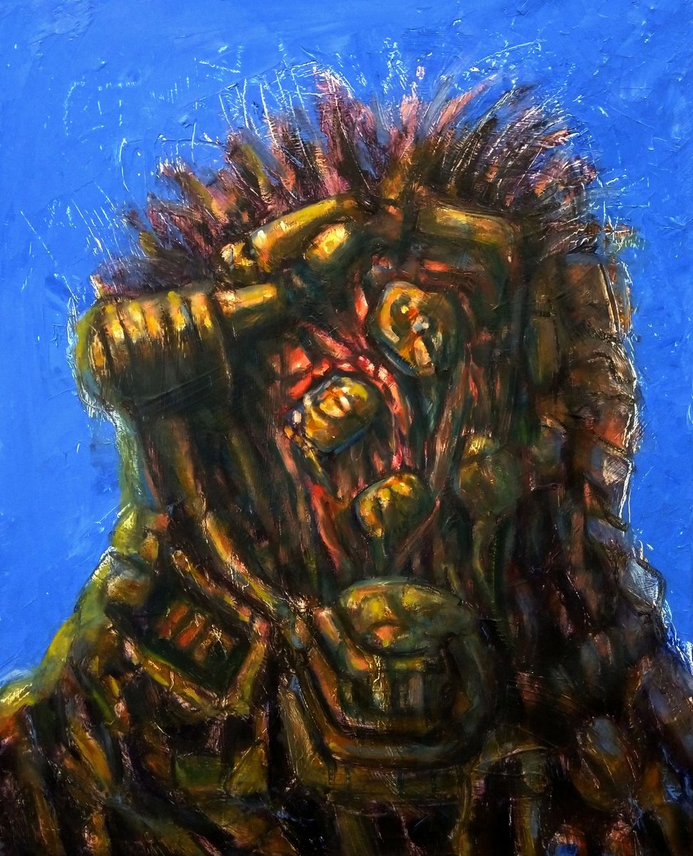 "The March to Infinity had departed ... Transhuman. More Human then Human. Honores."

Oil painting.

More info at m2i.art

#artofsedas #m2i #m2iart #art #artist #nftartist #nftart