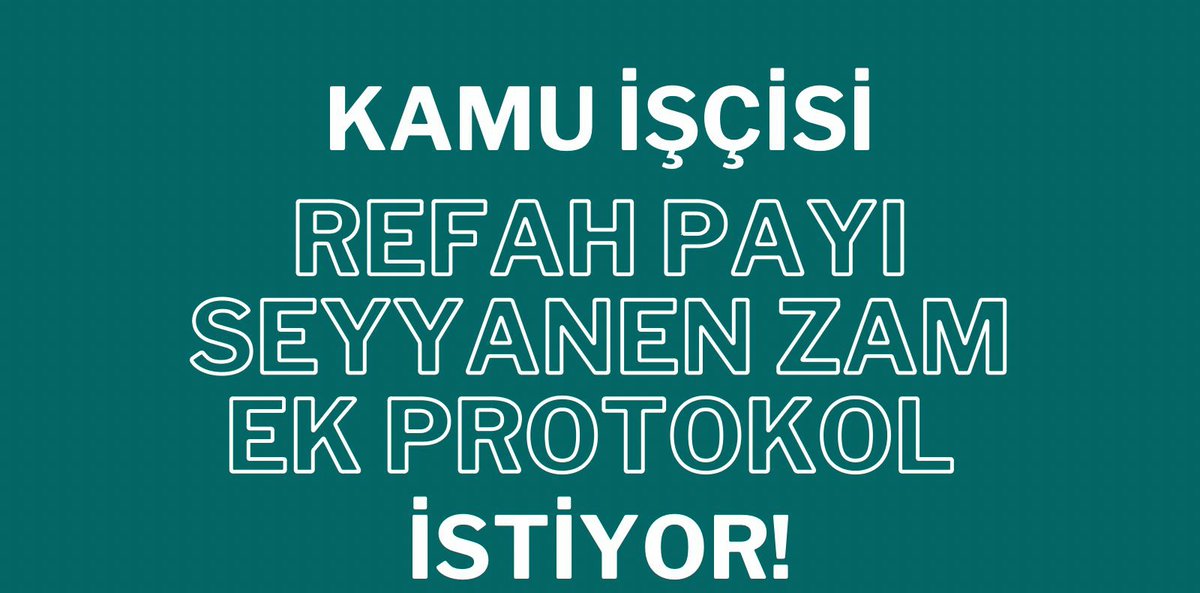 #hemenşimdi
📢750 bin kamu işçisinin yapılan
 #EkProtokolle hiç bir talebi gerçekleşmedi
📢 #Kamuişçileri Geçim Sıkıntısı Çekiyor, Vergi yükü altında eziliyor!
#EmekEnYüceDeğerdir