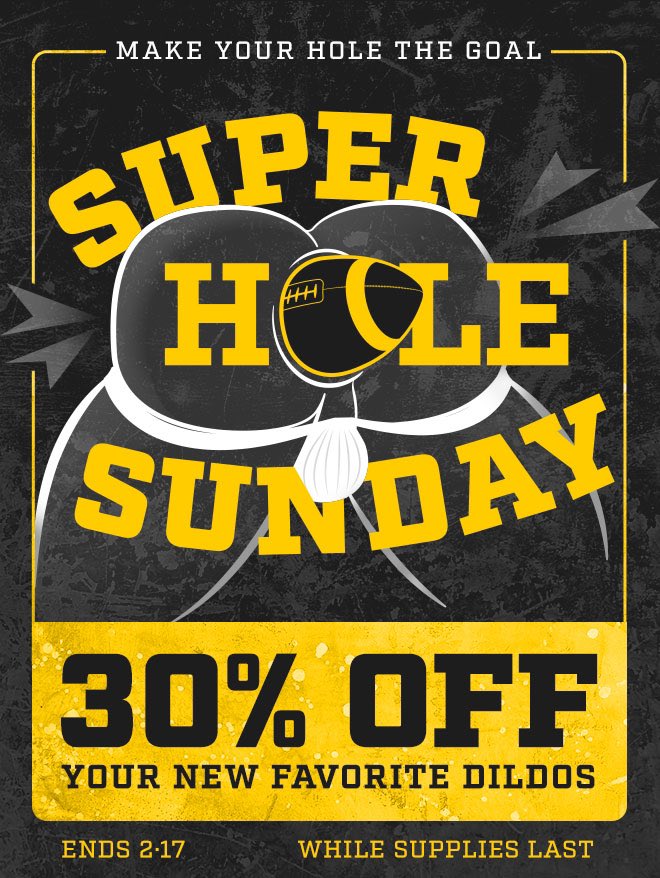 Super Hole Sunday ad from Mr. S Leather