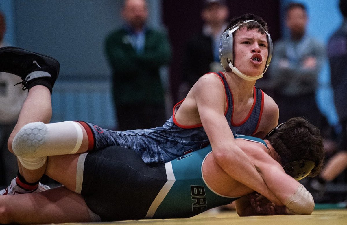 BallsyOne1970's tweet photo. From Somers High School Ryan Ball is your TWO TIME defending Section One Champion! This year at 116lbs.  Off to Albany on February 23-24th to wrestle for a New York State Championship.  So proud of this kid!!  🤗🤼‍♂️💪🏻🏆 https://t.co/1XlHW6YYnY