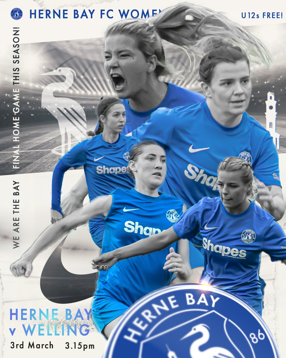 📣 LAST HOME GAME OF THE SEASON! 📣
⚽️ Kids get in for FREE! ⚽️

We've still got several games to go this season, but only one of these is at Home! 

🗓️  Sunday 3rd March vs Welling United Women
🕒  3.15pm 
🎟️  Adults £4 
🎟️  12-16s £2 

Share this post far and wide!