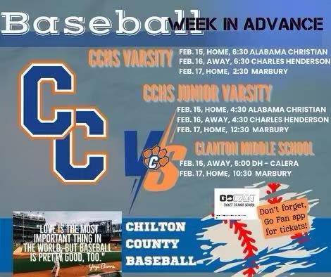 colton_10's tweet photo. Chilton county baseball week in advance! https://t.co/IcRTQ0XYIS