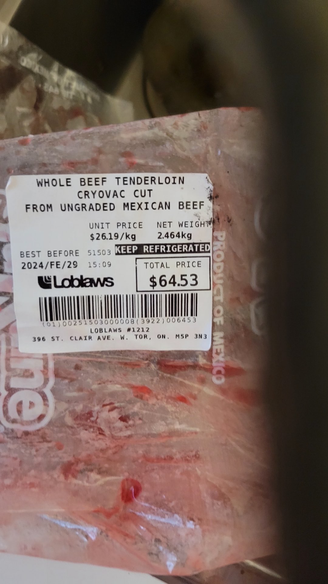 The Food Professor on X: More reports of ungraded beef in