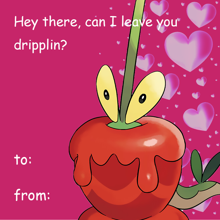 Daydreamerdan_'s tweet photo. Have a Valentine who likes Pokemon?

Here are some options to show your love! In order from cheesy to whatever the hell the last one is. https://t.co/dz75pUukGA
