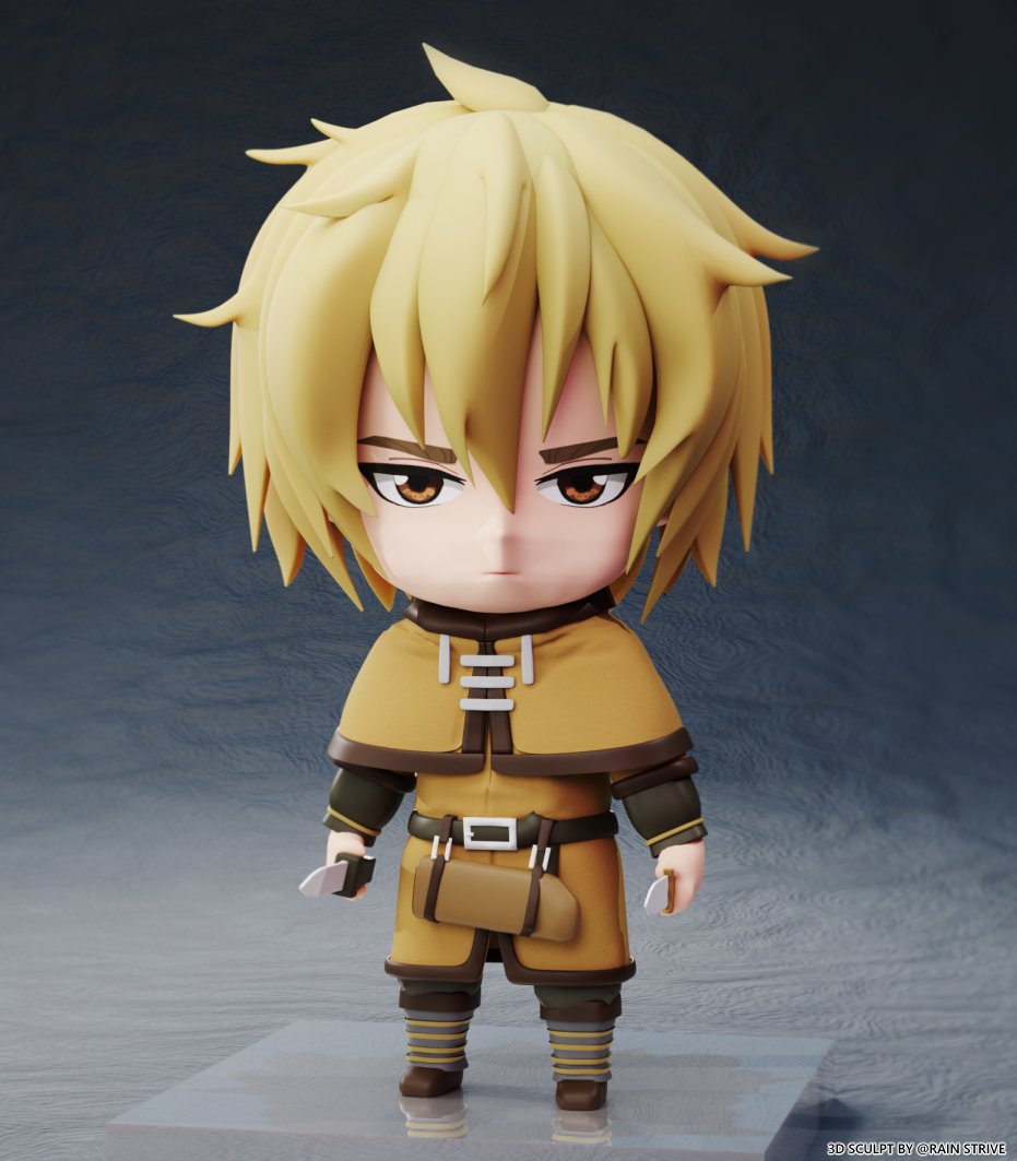 RainStrive's tweet photo. What??..finally Thorfinn Nendoroid??!!..say SIKE NEOOWWW..3d modelling practice feat Thorfinn..i have to figure out a better way to do hair like damn 💀💀

#VINLAND_SAGA https://t.co/bmkpOGfMc1