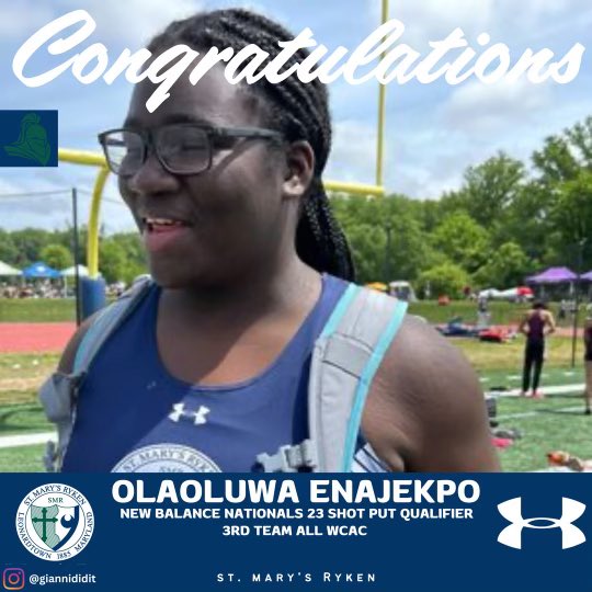 oluu_26's tweet image. 3RD TEAM ALL-WCAC ( Track and Field/Shotput ) as a freshman #sophmoreyearloading