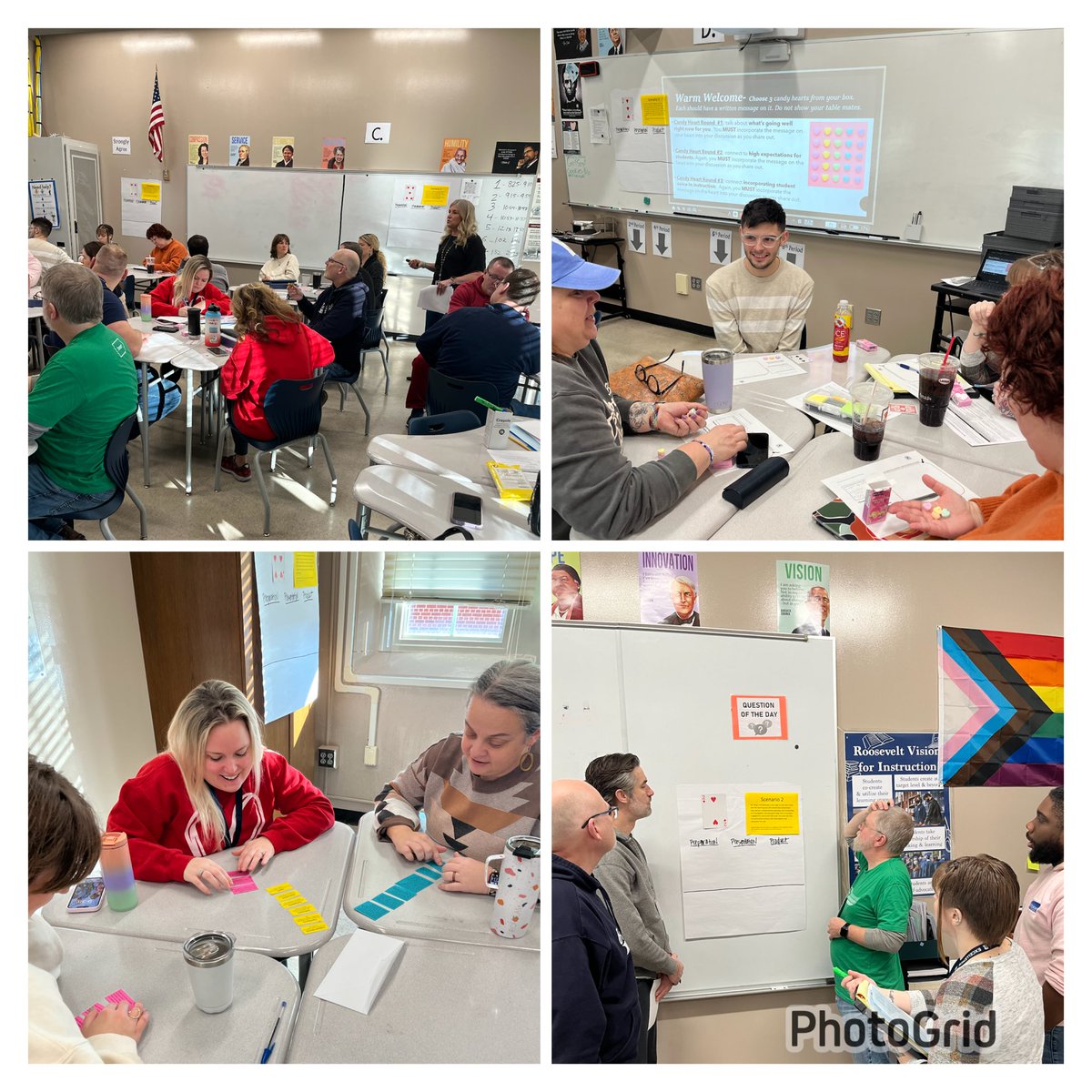 Call me a nerd, but I LOVE PD days. Lots of great thinking and collaboration among these amazing educators. Not to mention that I got to work alongside Amy Kissell today 🙌🏻 #riderexcellence