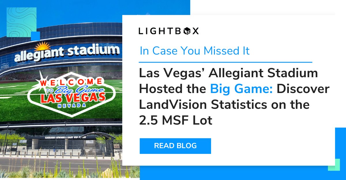 LightBoxRE's tweet photo. #ICYMI ๐ Dive into #CRE data on #LasVegas post-#BigGame! Discover more about @AllegiantStadm from #LandVisionโs statistics & overall market insights on the host city.
๐ Go the distance & find out more: https://t.co/aM4Vd6uxz1
#CRETech #CREData #commercialrealestate #brokers https://t.co/56jZUsvK8O