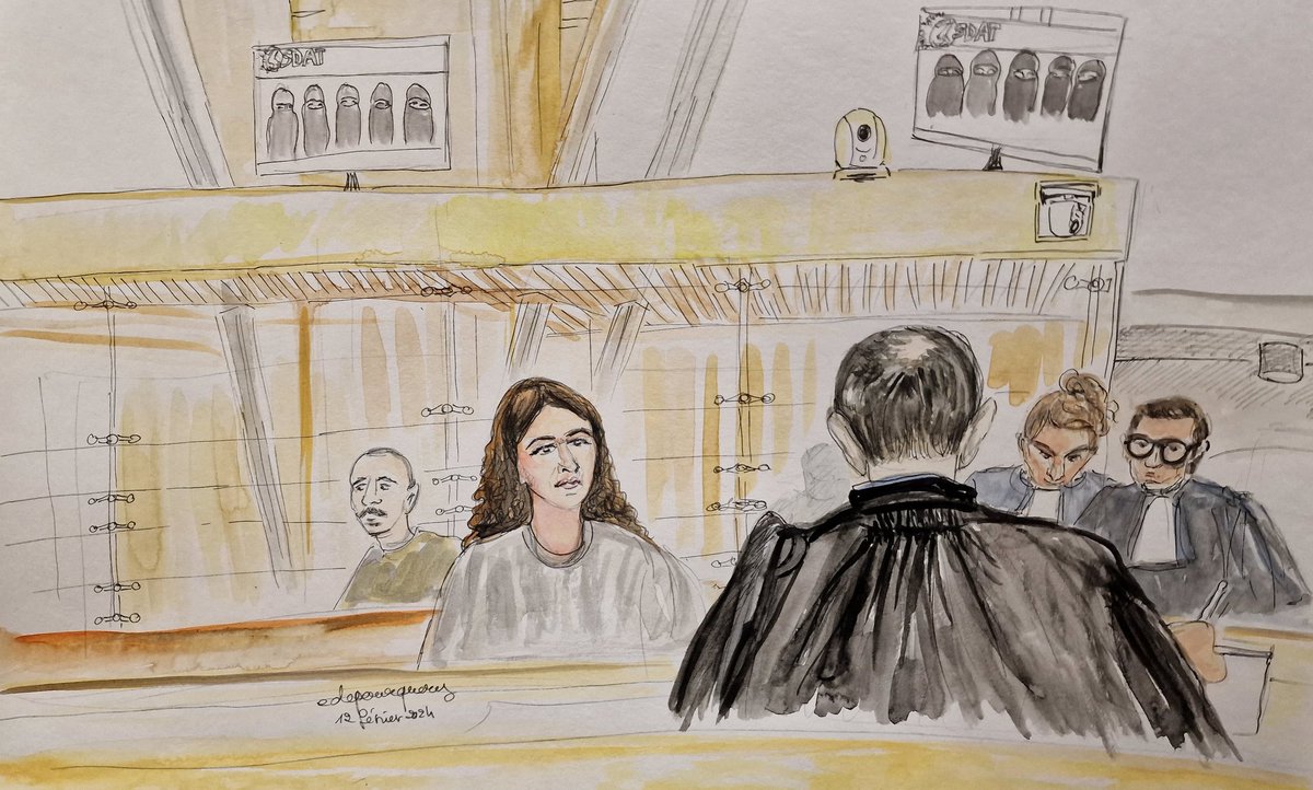 PourqueDe's tweet photo. #procesBeltrame #justice #Trebes #Carcassonne #SuperU #attentat la personnalité de la petite amie de Radouane Lakdim, analysée par les psy et son entourage à l'audience de la cour d'assises spéciale #pnat #terrorisme https://t.co/6lKcAjK1lj