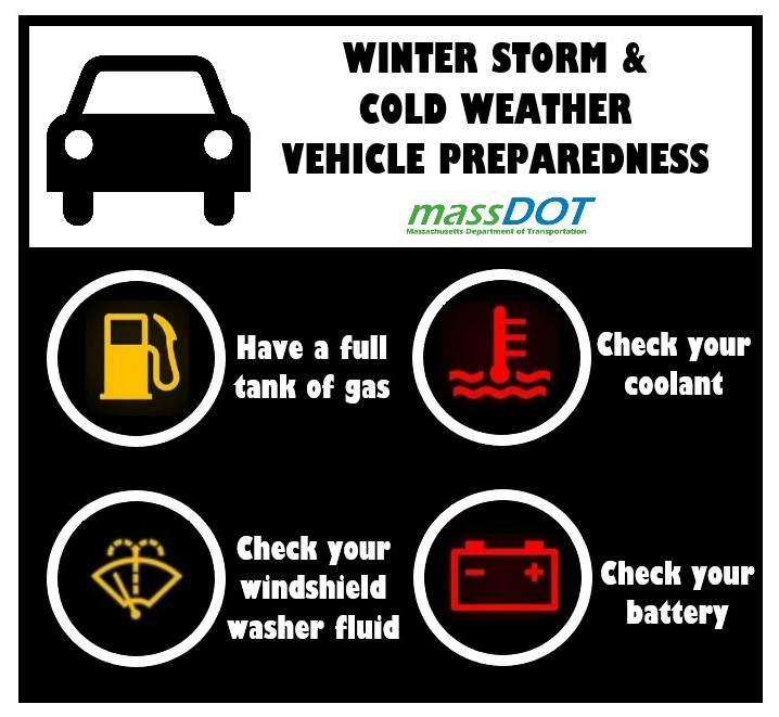MassDOT's tweet image. 🌨️Winter snow storm expected tomorrow.🌨️ 

Snowfall in most regions will make for challenging driving conditions. If you have to travel, now is the time to make sure your vehicle is winter storm and cold weather prepared. #MAsnow