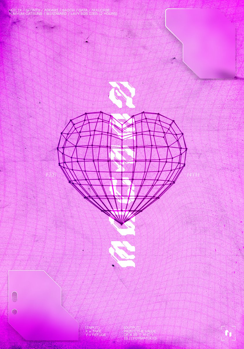 refuge_vr's tweet photo. Refuge 072

February 14th ❤️
6PM EST || 11PM UTC

@SpontaneityVR 
@addaxi_ 
@datatronix1 
@nullcase_VR 
@windwardvr 
@LAVYXILE b2b @djebrayass https://t.co/6dQZjCZjGP