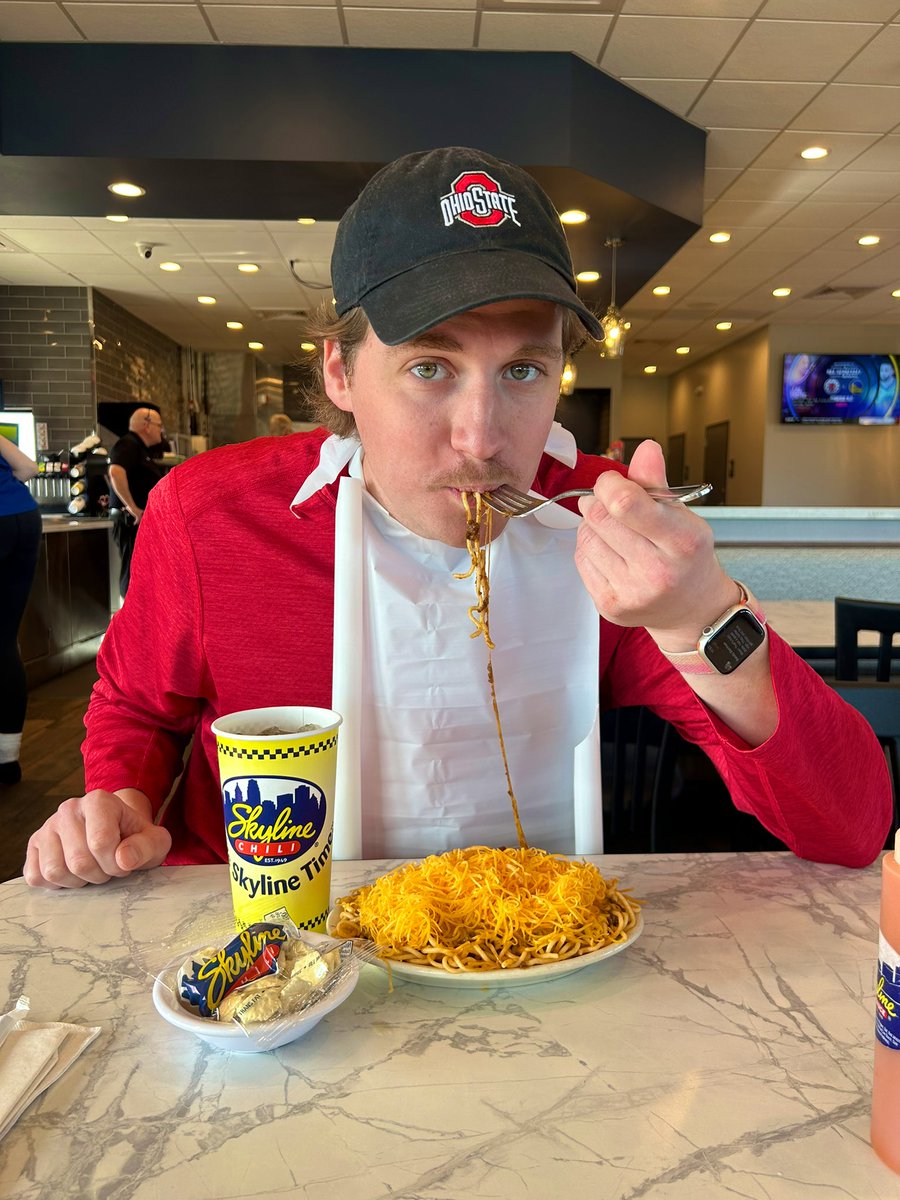 SirYacht_'s tweet photo. For the next week I’m eating nothing but Skyline Chili 

This is meal 1/21 🍝 https://t.co/a3oJ3i09KM