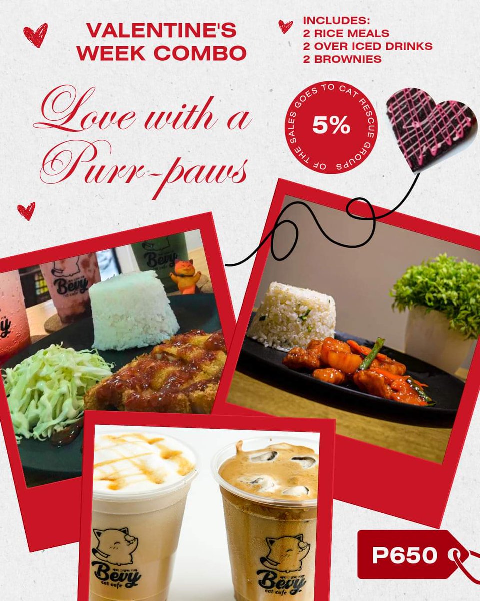 bevycatcafe's tweet photo. ‼️😻🐾Promotions from 12th-18th Feb 2024‼️ Bevy Cat Café  in Partnership with 𝗙𝗨𝗥𝗥𝗟𝗢𝗩𝗘𝗣𝗔𝗪𝗦 &amp; 𝗔 𝗛𝗲𝗮𝗿𝘁 𝗳𝗼𝗿 𝗣𝗮𝘄𝘀 𝗚𝗲𝗻𝘀𝗮𝗻 ! Your support will truly help these Cat rescue groups ! Thank you 🙏 😻❤️🐾 #bevycatcafe #gensan #catcafe #generalsantoscity https://t.co/qktRvgnyB0