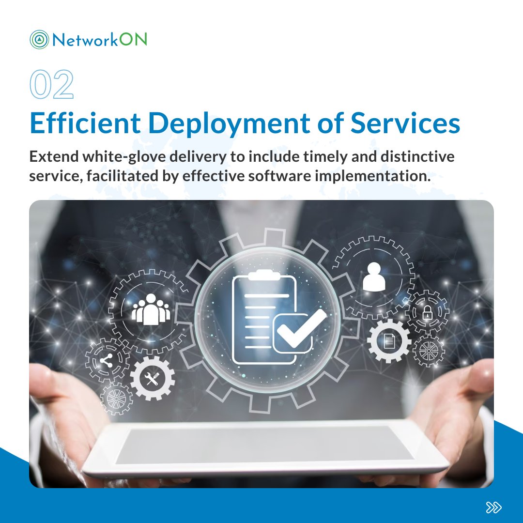 NetworkON_io's tweet photo. Unlock the potential of technology to elevate your White Glove Delivery business. From prioritizing customer experience to efficient service deployment, comprehensive training, and strategic investments – scale up with seamless precision.

#strategy #customer https://t.co/PiI9yUSvtj