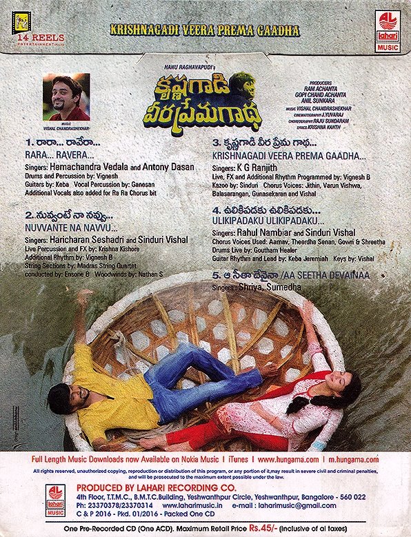 MovzMusicals999's tweet photo. #8yearsofKVPG
#Nani is a treat to watch he became a bankable star from this film.#Hanu shows his mark of unique story telling with rich visuals.
#KVPG Audiocd @LahariMusic
#vishalchandrasekhar musical
@NameisNani @Mehreenpirzada @hanurpudi @14reelsofficial @AnilSunkara1 https://t.co/IzWNi1UldN