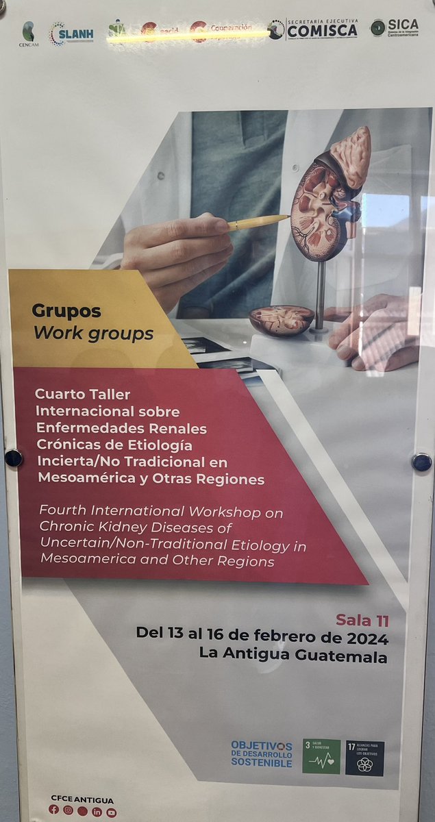 CENCAM_Official's tweet image. We are excited to visit the venue and pleased to see that we are ready to host the delegation attending the #CKDu workshop. @SLANH_ @ISNeducation @CUREoficial