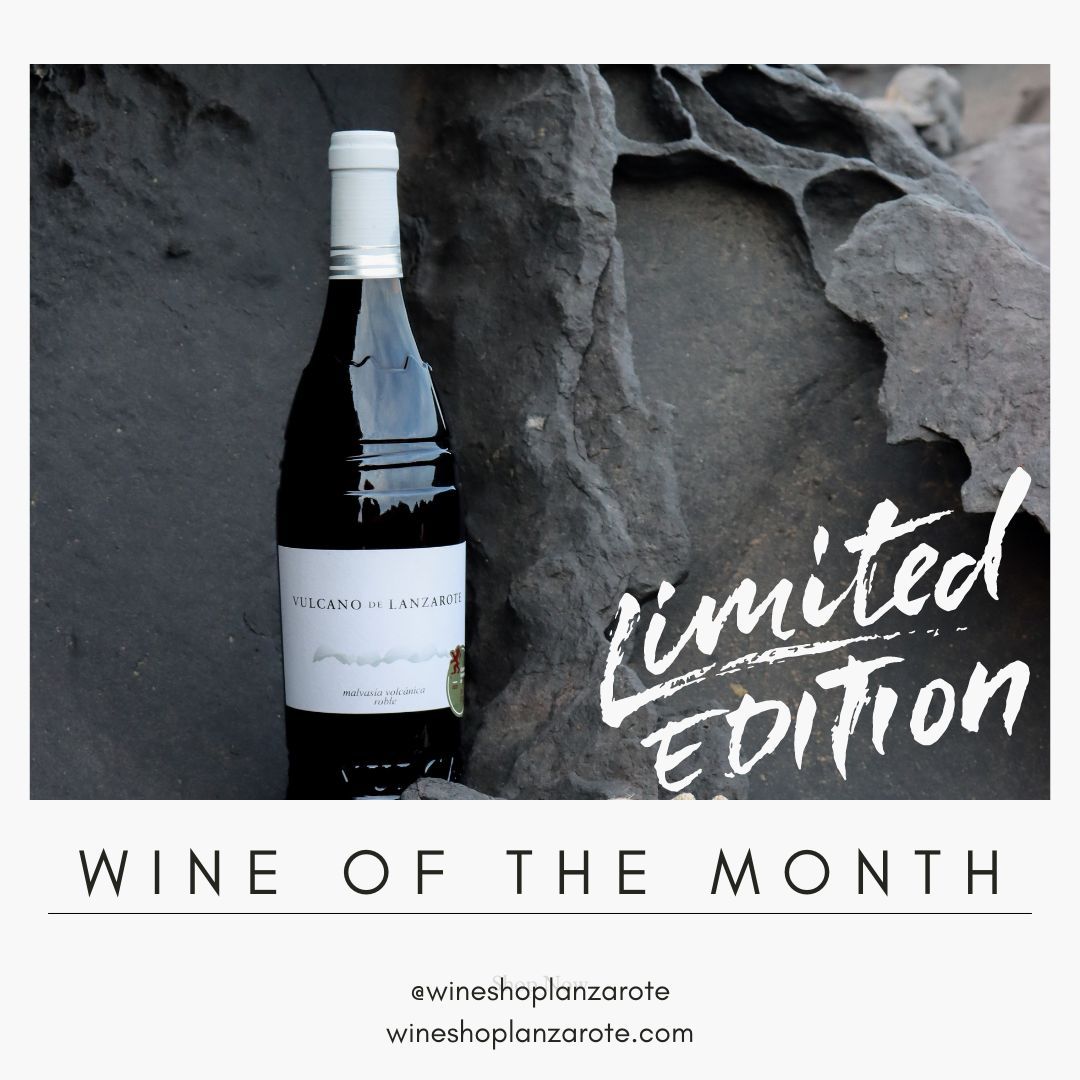 Treat yourself to our exclusive Wine of the Month for February: The Malvasia Volcanica Roble 2018 by @Bodegavulcano ! Order now from Wineshoplanzarote. #wine #whitewine #drywine #agedwine #volcanicwine #canarywine #lanzarotewine #canaryislands #lanzarote #malvasiavolcanica #roble