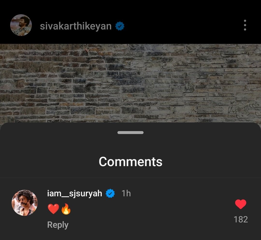 #SJSuriya sirr commented 😍🤩