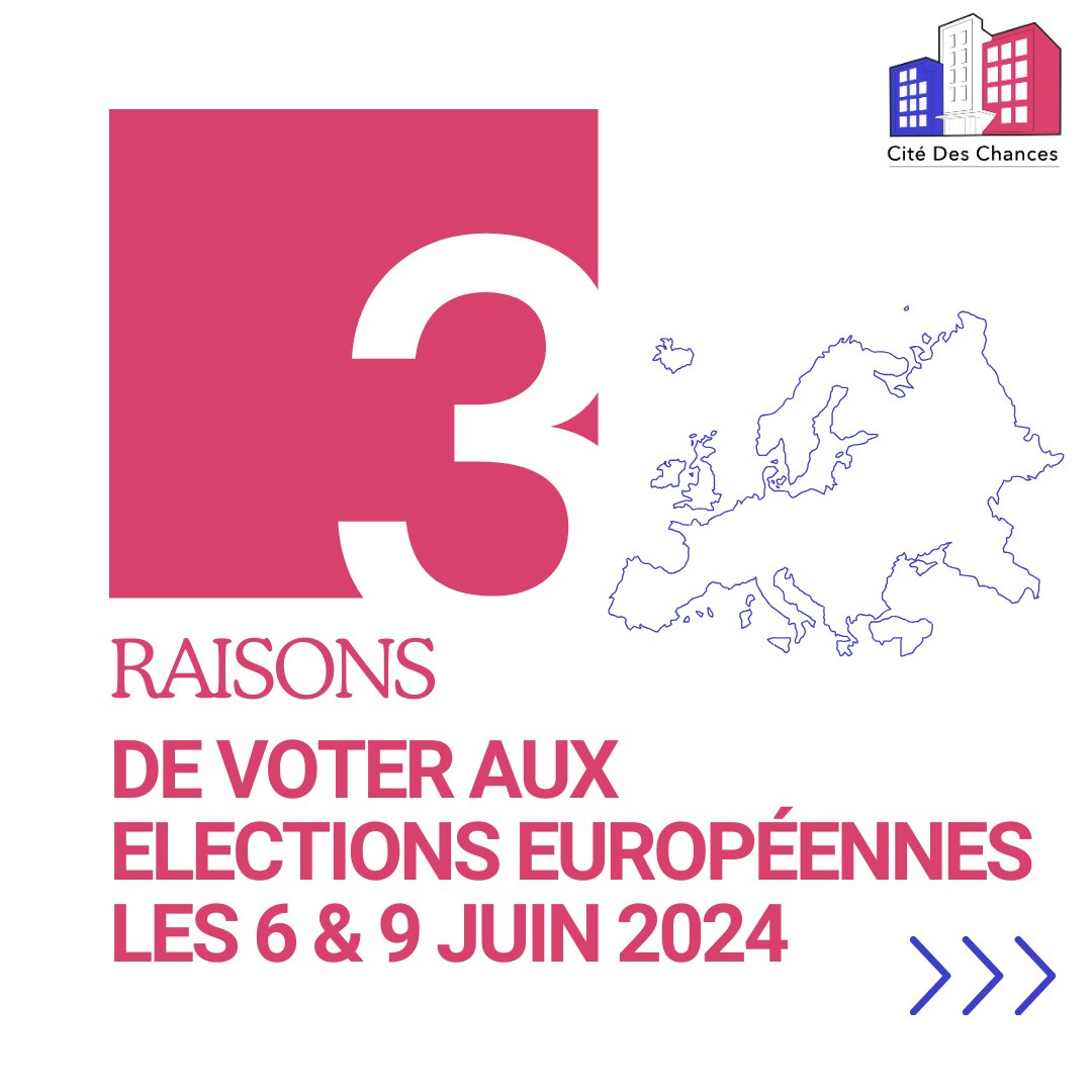 🗳️ Les élections européennes approchent à grand pas ! 🇪🇺 TA voix compte ! 

➡️ Pour pouvoir voter en juin, il faut t'assurer d'être inscrit sur les listes électorales via ce lien. : service-public.fr/particuliers/v…

🥳 Et qui dit année d'élections dit grand retour de La Cité a Voté  !
