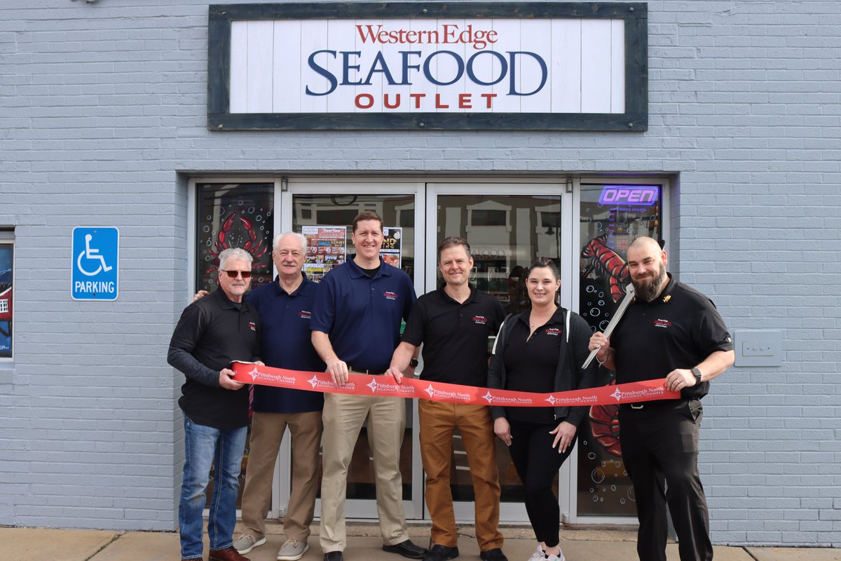 WES_Outlet's tweet photo. We had an amazing time at our Ribbon-Cutting Event for the Pittsburgh North Regional Chamber of Commerce &amp; our Grand Opening for our new location in Wexford! We would like to thank all of our amazing customers for coming out and visiting us! 🐟🦞🦀 #seafood #foodie #wexfordpa https://t.co/7C1ObhyfxK