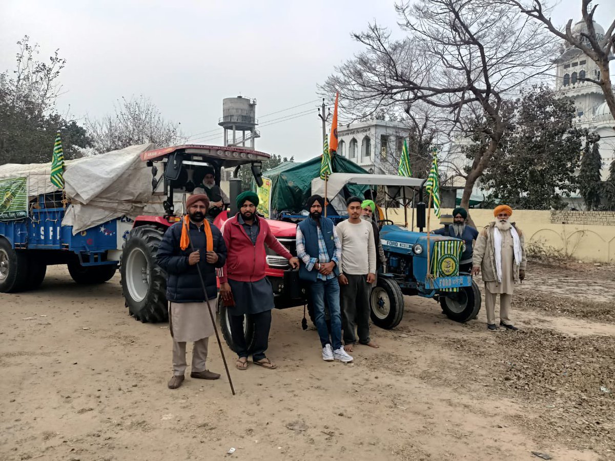 Farmers from Malwa region of Panjab have started their journey towards Delhi.

#FarmersProtest 
#FarmersProtest2024