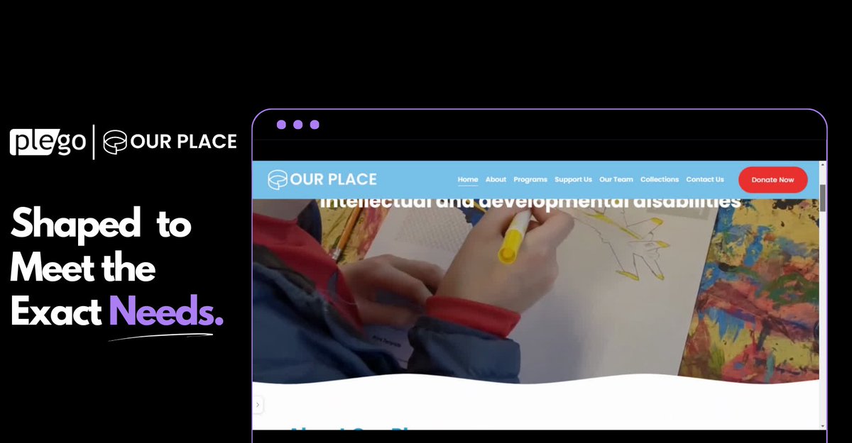 Infinite abilities, endless possibilities.

By revamping the site for Ourplace, Plego once again shines alongside teens with IDD!

The site was developed to:

✅ Enhance user experience
✅ Increase engagement and donations
✅ Project a contemporary image.

plego.com/our-place/