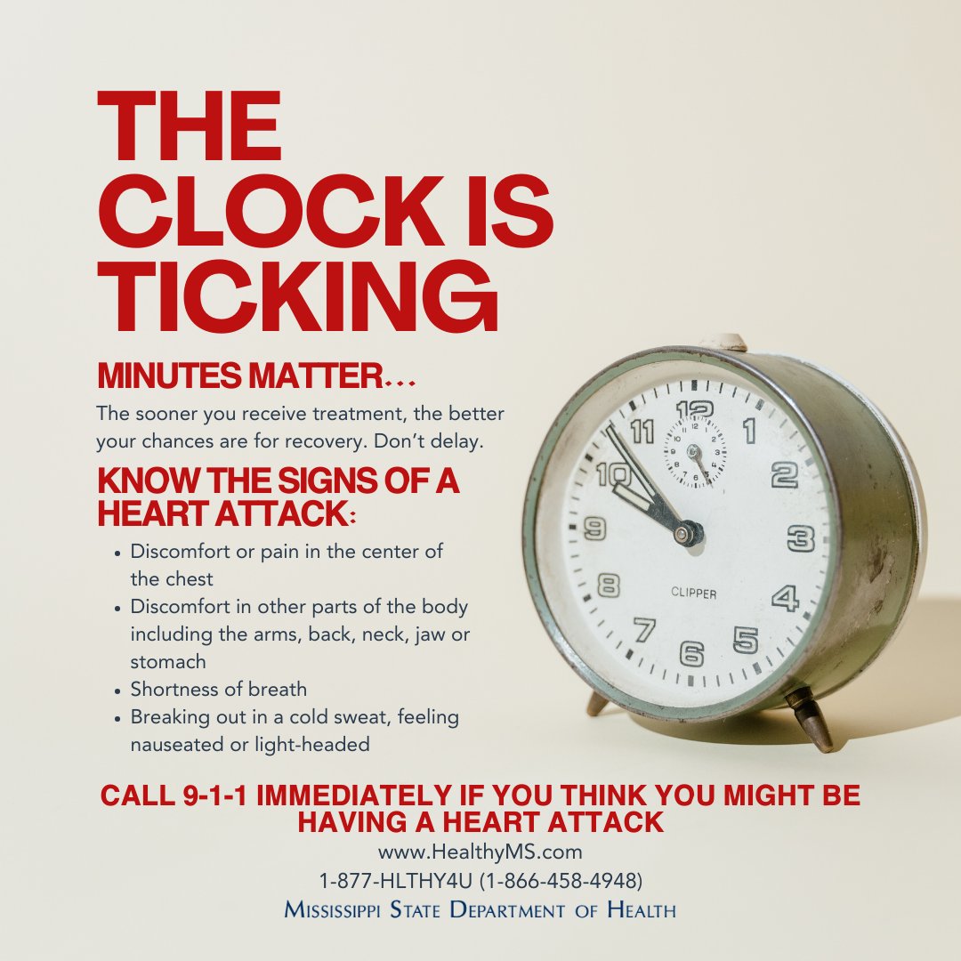 Heart disease is the leading cause of death in Mississippi. 💔 But, there's good news - it's preventable! Making healthy choices like eating a balanced diet and exercising regularly can reduce your risk of heart disease. Let's take care of our hearts, Mississippi! ❤️ #HealthyMS