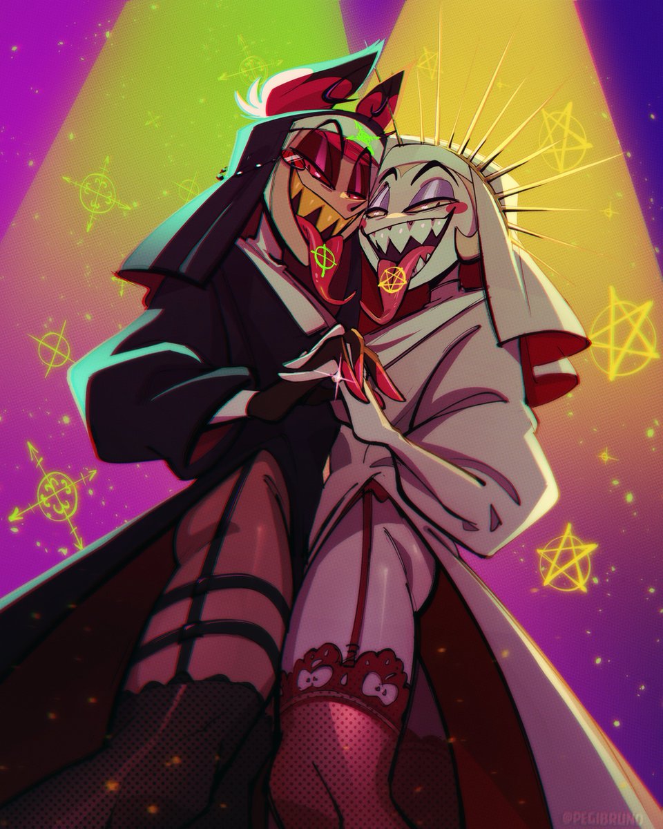 long time no see
I was too much of a pussy to post it on main so here we go
#radioapple #HazbinHotel Al and Lucy :B