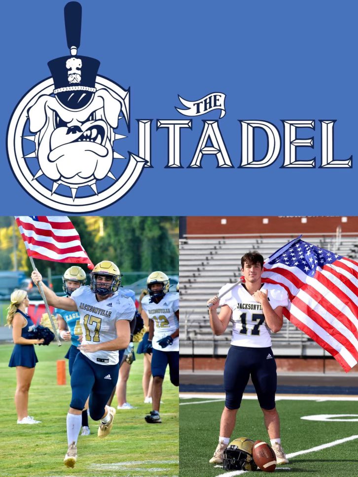 Brian Owens (@coachbo__) on Twitter photo Charlie Wright of <a href="/Jville_Football/">Jacksonville Football</a> is going to play at The Citadel as a PWO.
<a href="/DexPreps/">DexPreps</a>
<a href="/jmedley_EAToday/">Joe Medley</a> @ThomasAshworth0 Charlie Wright of <a href="/Jville_Football/">Jacksonville Football</a> is going to play at The Citadel as a PWO.
<a href="/DexPreps/">DexPreps</a>
<a href="/jmedley_EAToday/">Joe Medley</a> @ThomasAshworth0