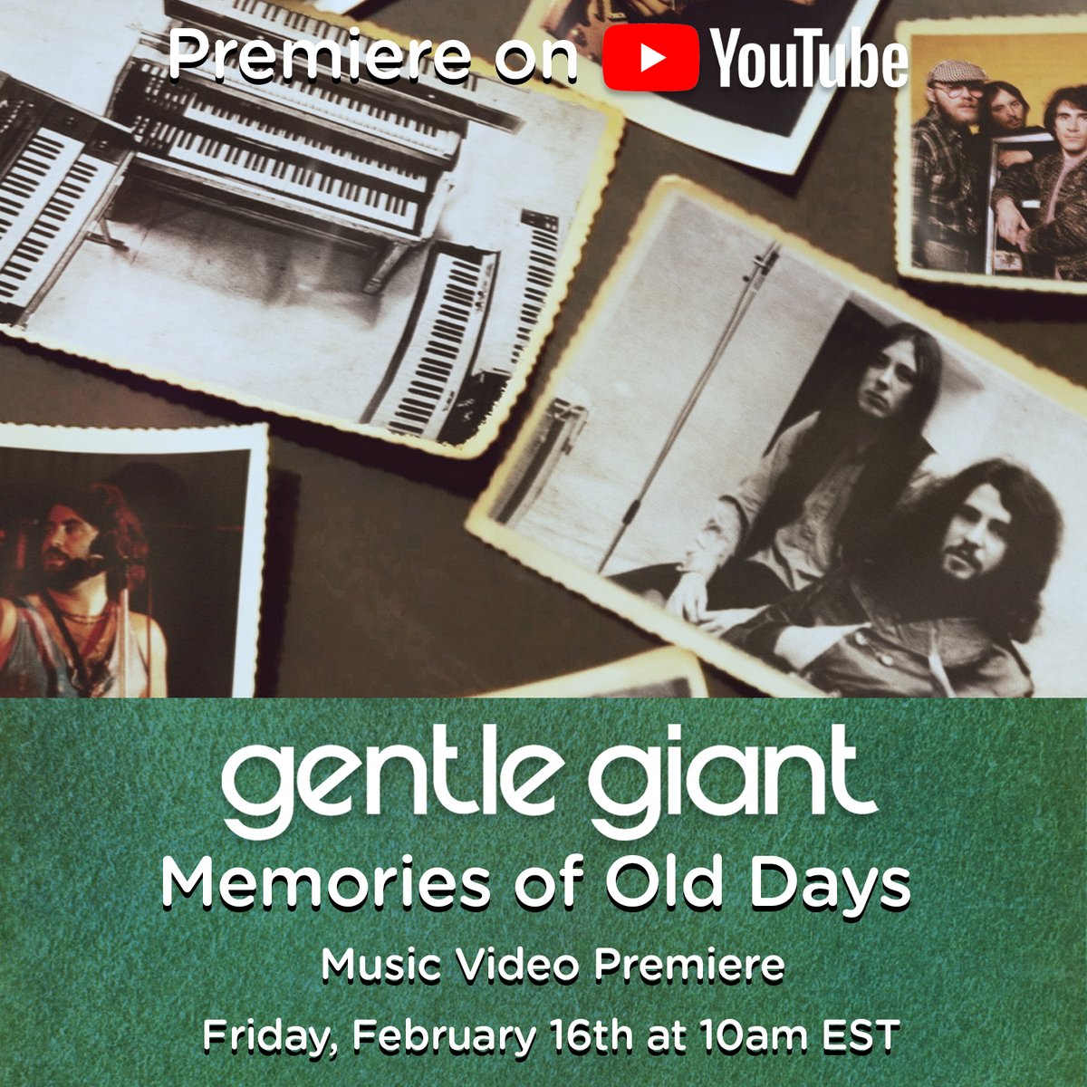 Tune in this Friday at 10am EST for the premiere of the 'Memories of Old Days' music video only on YouTube! youtu.be/7hkCO63MUxY