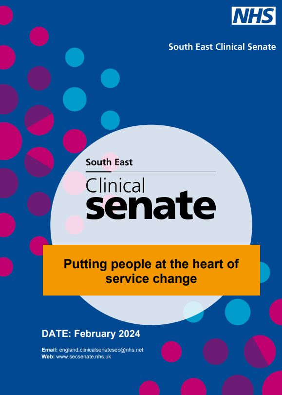 NHS England South East Region have recently released their report: 'Putting people at the heart of service change'. Head over to their website to find out more & read the full report: buff.ly/3SROwjL