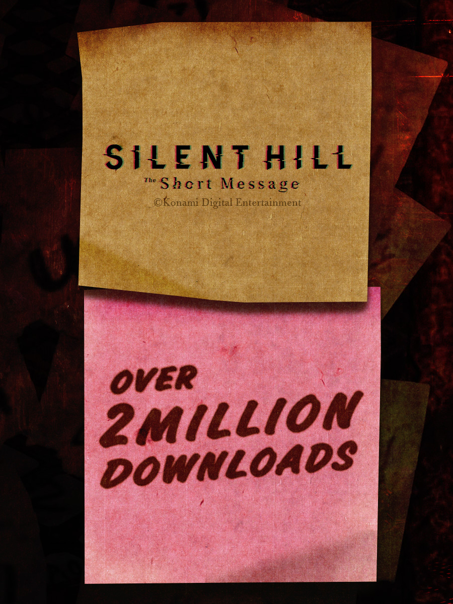 SILENT HILL: The Short Message has received over 2 million downloads!

Play for free on PlayStation®5.

PlayStation Store: store.playstation.com/en-us/product/…

Official Website: konami.com/games/silenthi…

#SILENTHILL #SHTSM