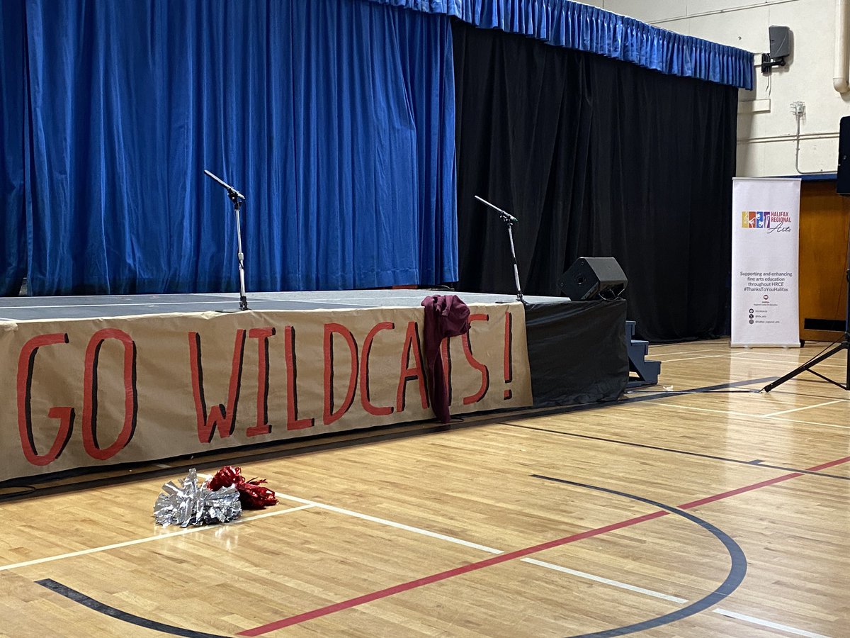 The stage is set for @GorsebrookJHS Production of Disney’s High School Musical! Monday Feb 12 and Tuesday Feb 13th. Doors open at 6:30 pm. Go Wildcats! #ThanksToYouHalifax @hfx_arts HRA is proud to support school productions! This is our second one of twenty this year!