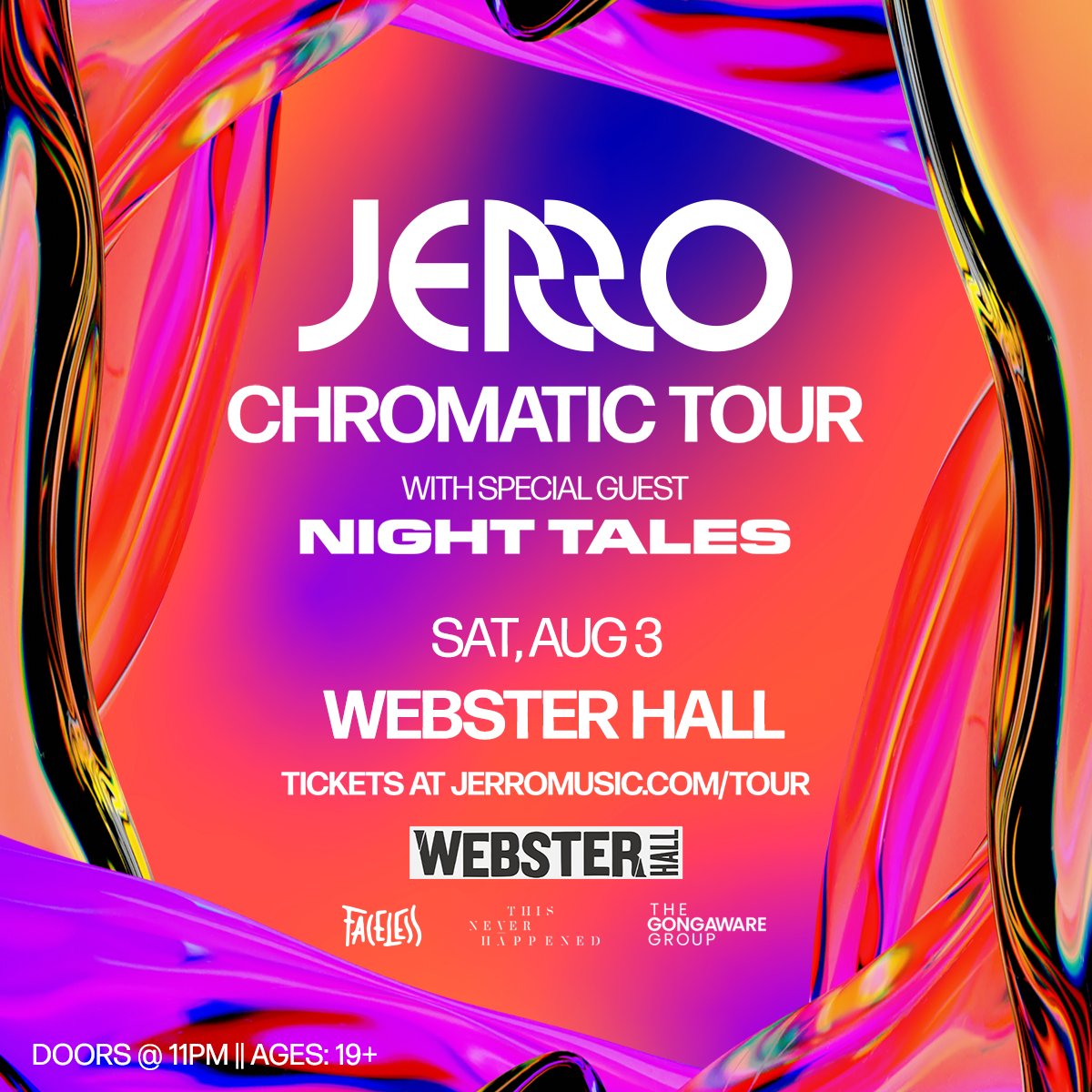 JUST ANNOUNCED: Jerro is coming on sat, aug 3 💫 tickets go on sale Friday at 10am