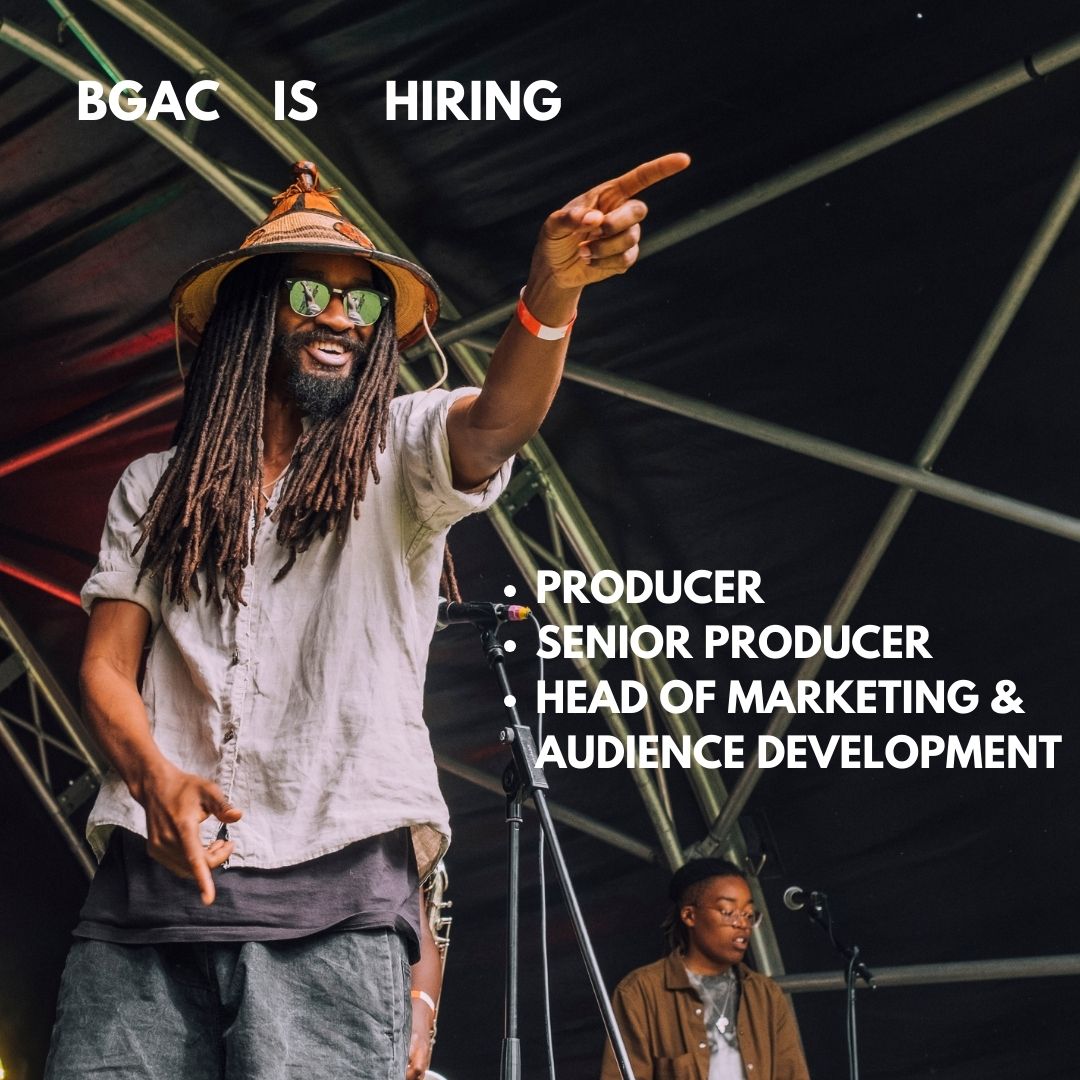 Exciting opportunities at the Bernie Grant Arts Centre! We are seeking Producers & Head of Marketing & Audience Development to work with us in our mission supporting Black artists in telling their own stories. Info here: bit.ly/3w9AxNj  Image credit: Glodi Miessi, 2023