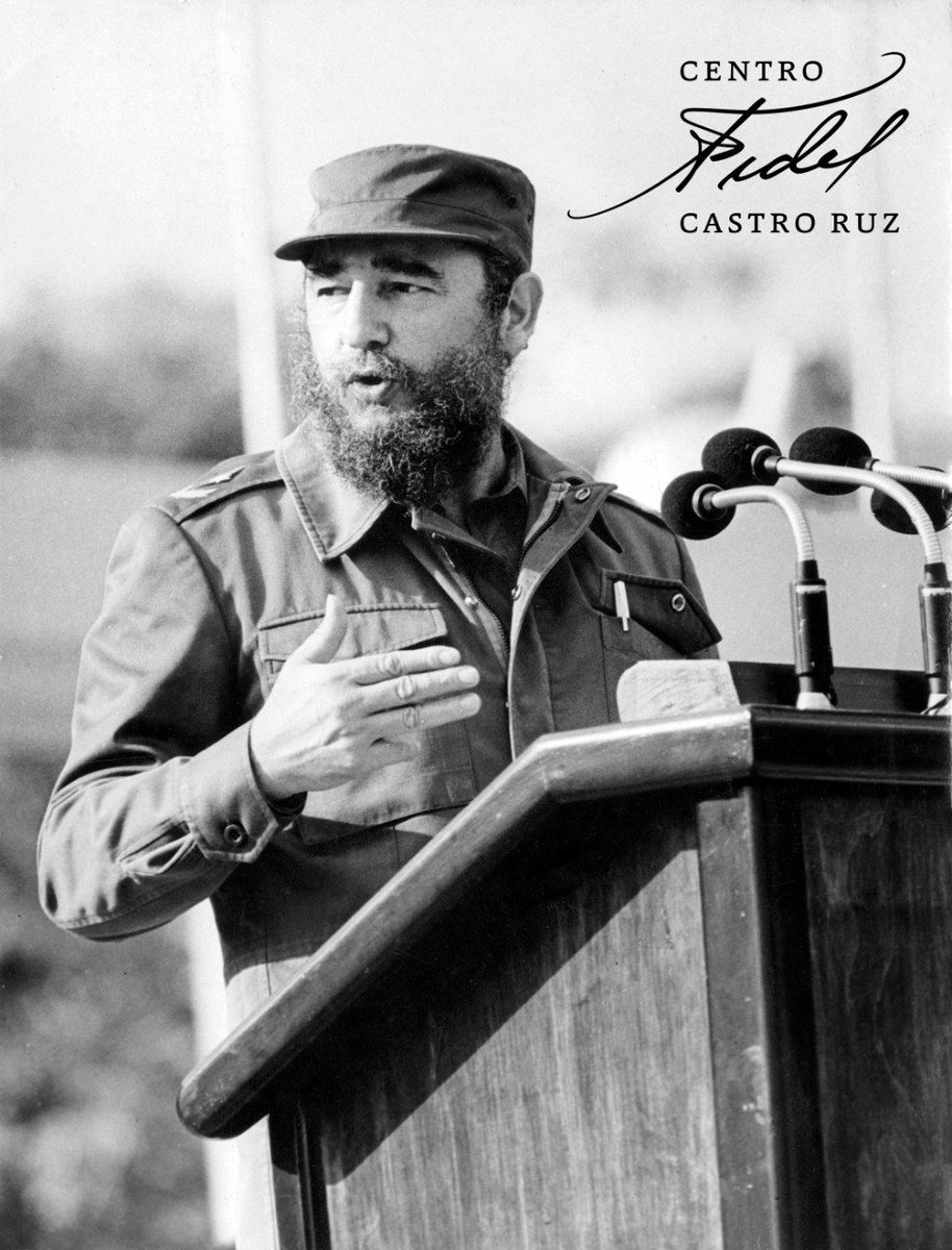 #Fidel:"Creo que los hechos valen más que las palabras; hay algunos incrédulos que hasta que no ven las cosas no las creen. Si por eso fuera, no habrían ni revoluciones, ni progresaría la humanidad". #FidelVive
