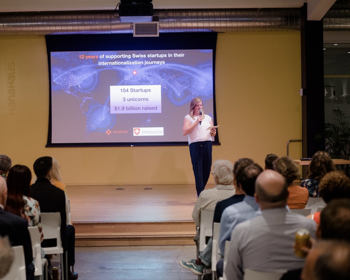 Last week in LA Swiss startups had the unique opportunity to pitch to a West Coast audience. Do you want the same opportunity for your startup? Apply for the Swissnex in San Francisco Startup Bootcamp Industry Agnostic powered by Innosuisse: swissnex.org/sanfrancisco/e…