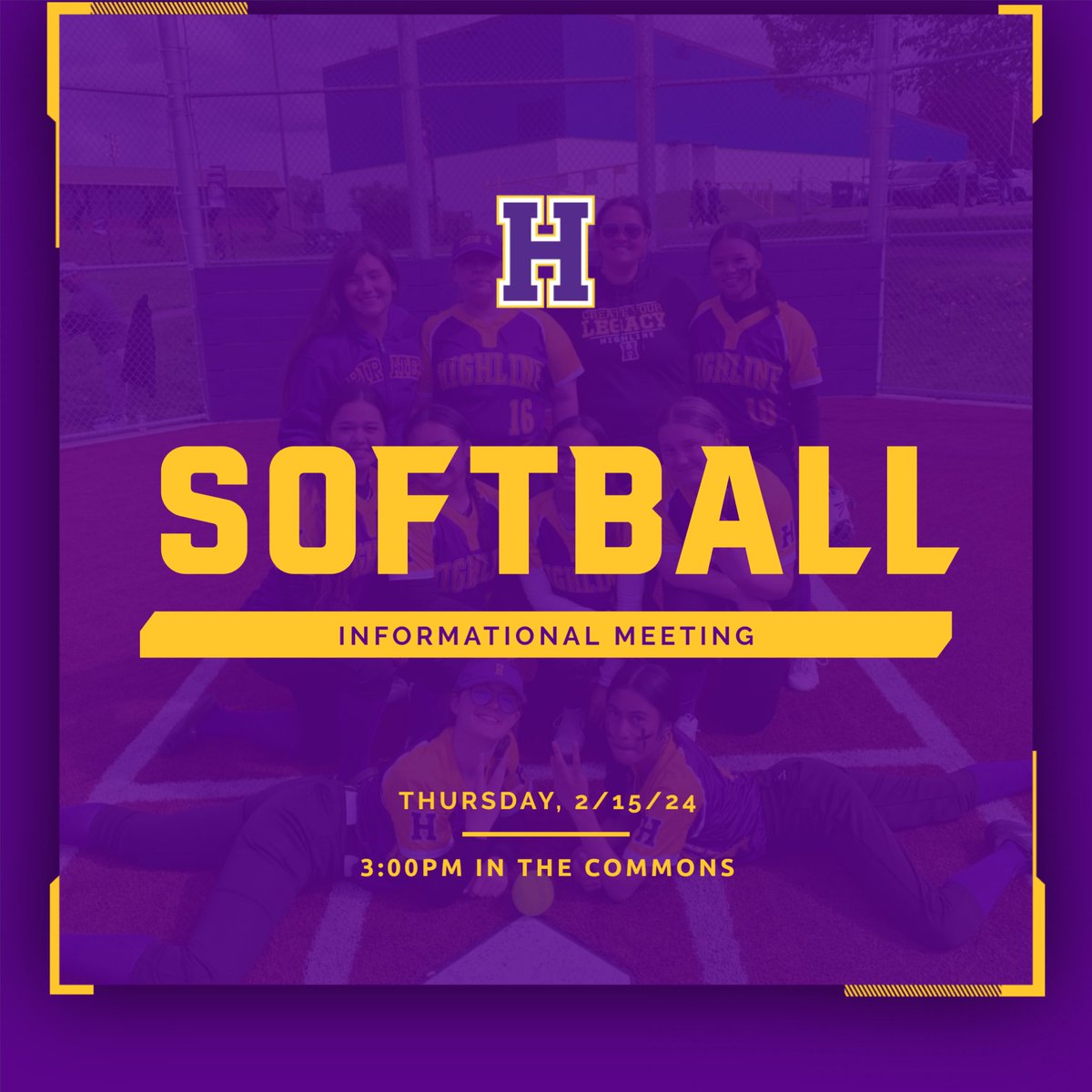 Are you interested in playing softball this spring? If so, come meet Coach Sarah and learn more about the program! #buildtheship