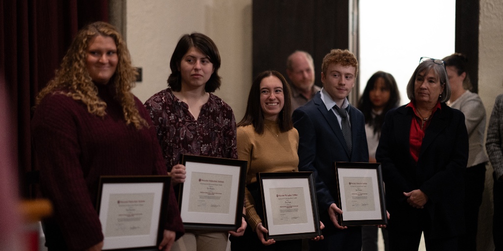 Congratulations to the student winners and finalists of the President’s IQP Awards. These awards recognize outstanding work done by our students in their Interactive Qualifying Projects. bit.ly/3UwUQP0 #projectbasedlearning