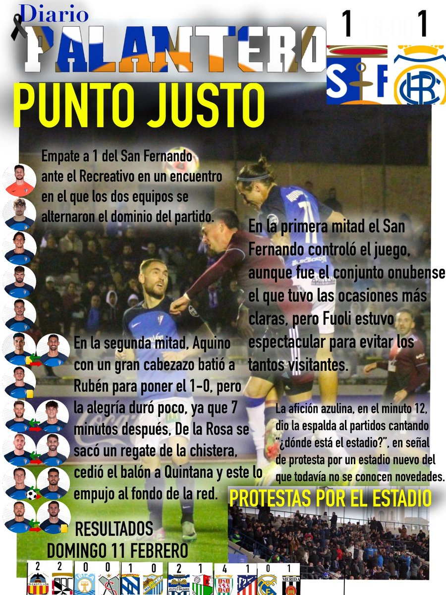 Diario Palantero post partido