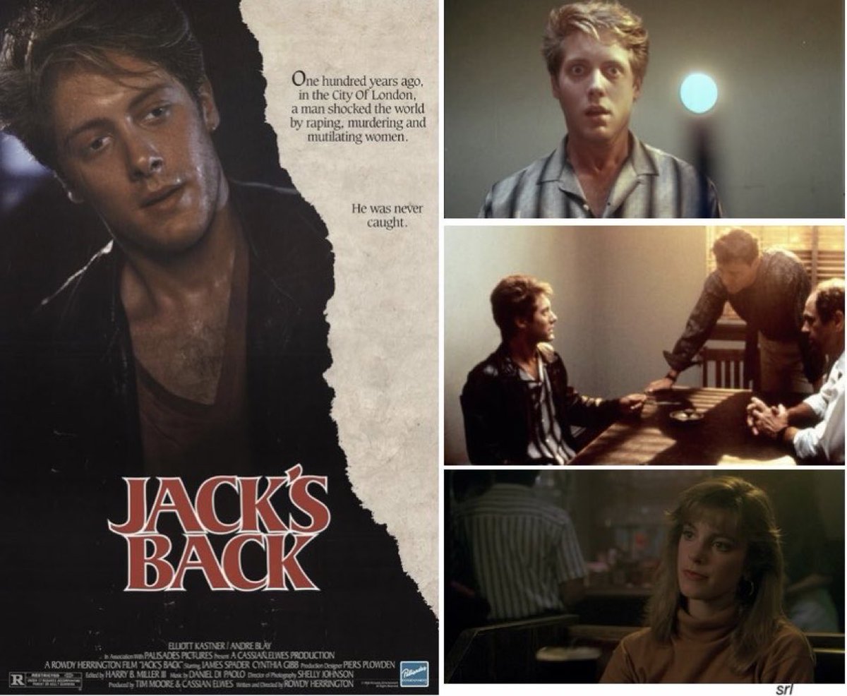 10:50pm TODAY on #HorrorXtra

The 1988 #Mystery #Horror #Thriller film🎥 “Jack’s Back” directed & written by #RowdyHerrington

🌟#JamesSpader #CynthiaGibb #JimHaynie #RobertPicardo #RodLoomis #RexRyon