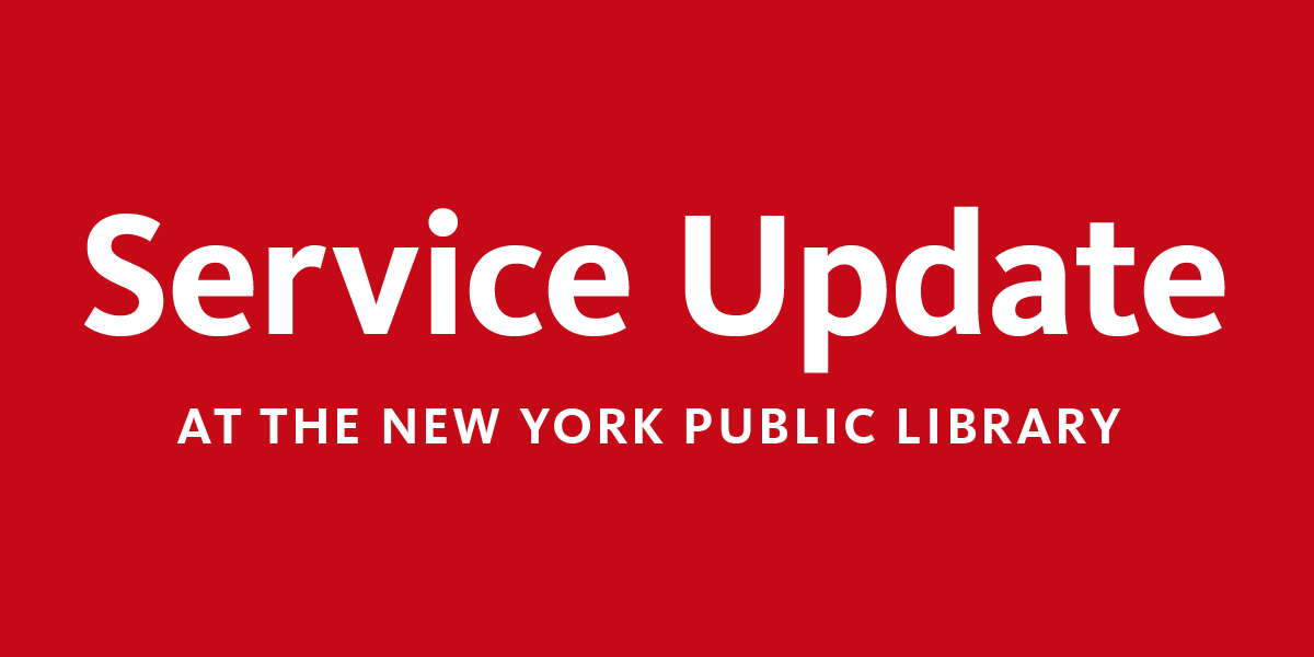nypl's tweet photo. Please note that due to anticipated inclement weather conditions, all NYPL locations will be closed on Tuesday, February 13. https://t.co/rldRMTNthR https://t.co/xVqpEihJaO