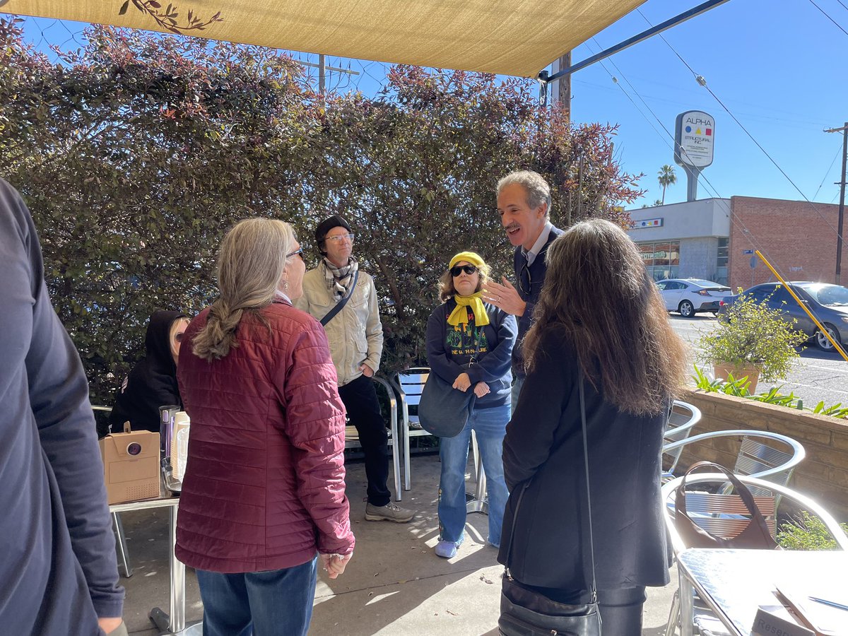 Enjoyed meeting with Sunland-Tujunga voters at the Back Door Bakery & Cafe over the weekend. Great, wide-ranging conversation about how Congress can help on our homeless crisis, affordable housing, protecting our fragile democracy and much more. Thanks for all the support! #CA30