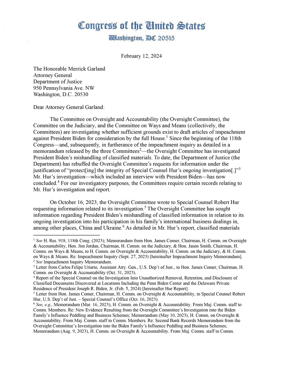 Oversight Committee tweet media